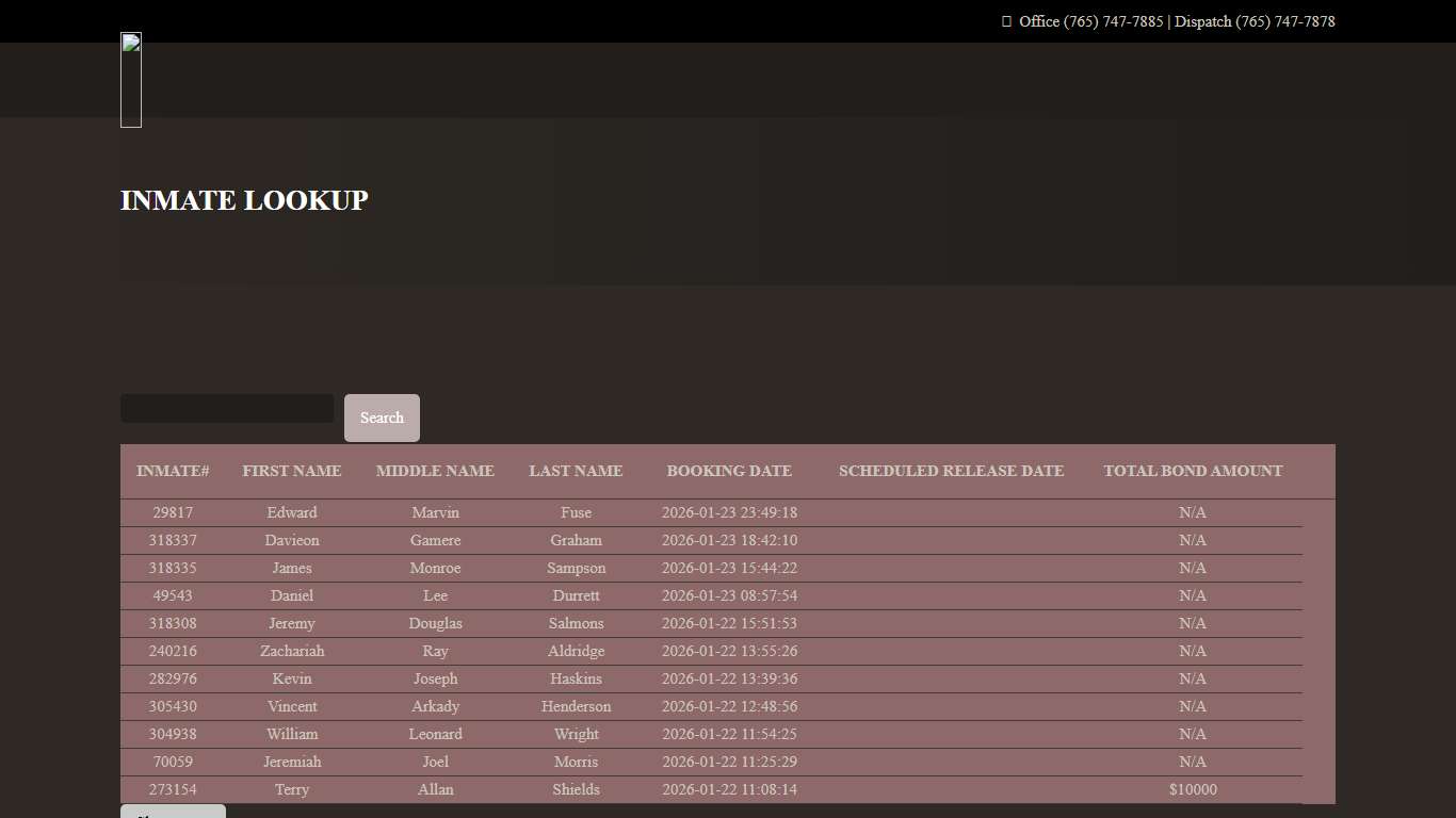Inmate Lookup - Delaware County Sheriff